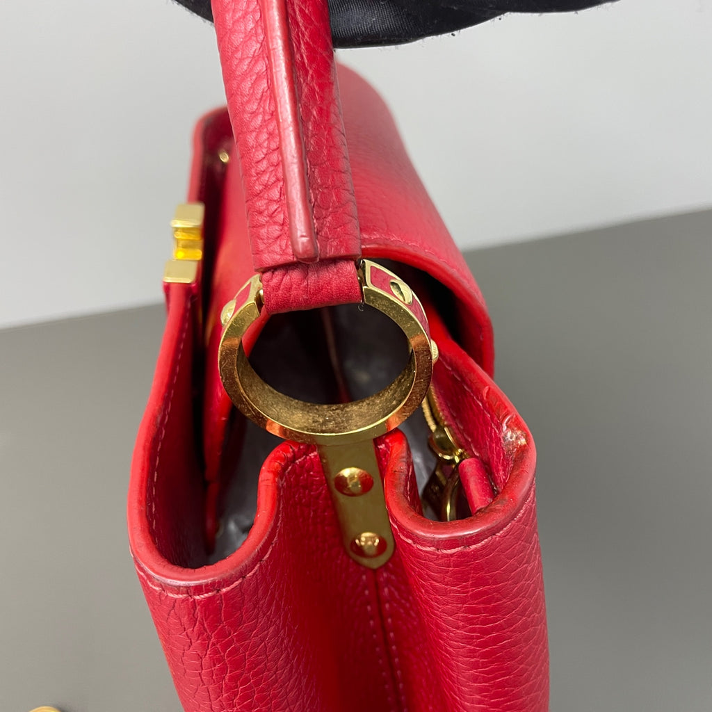 Louis Vuitton Red Satchel