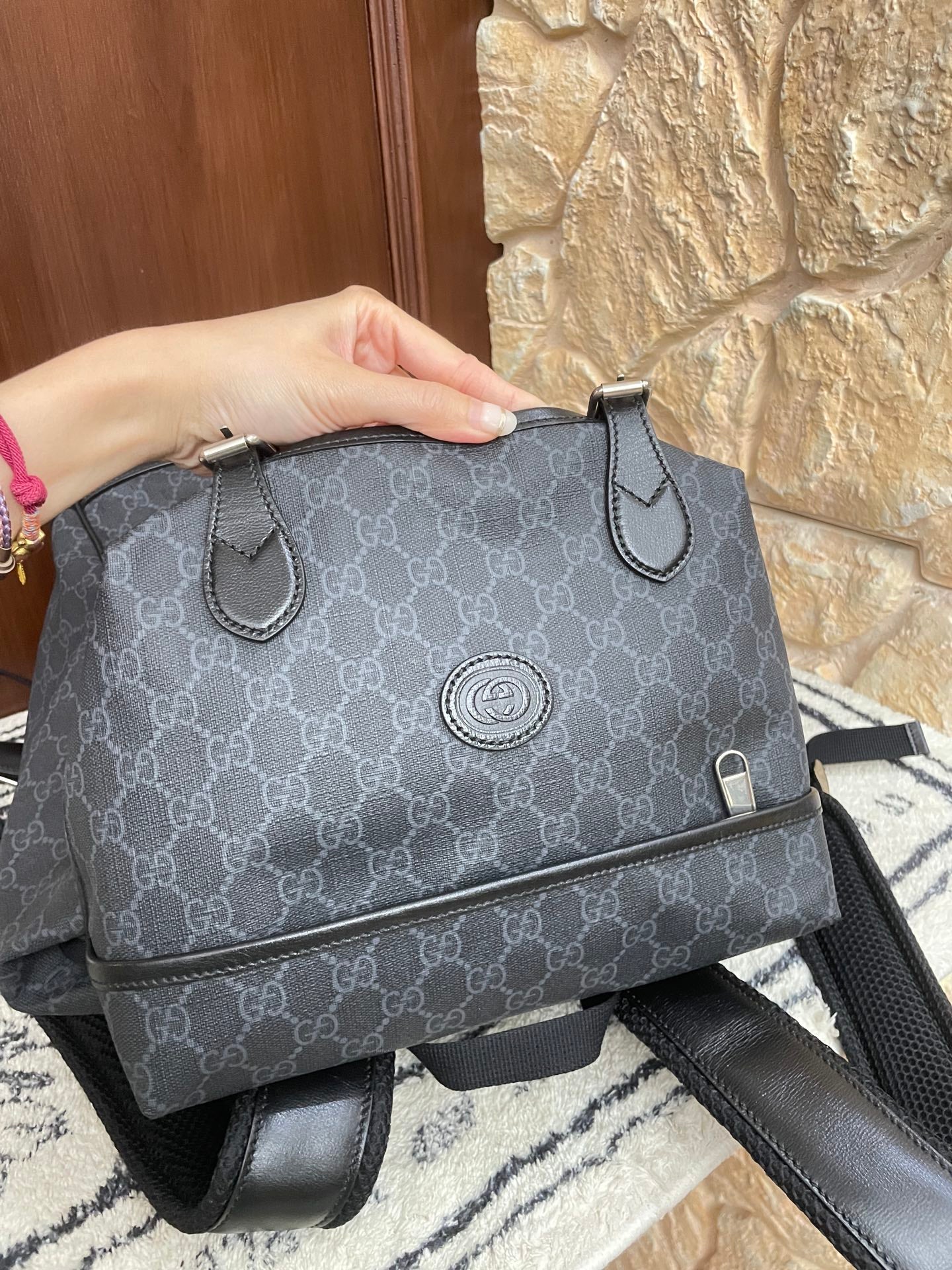 Gucci Black Backpack