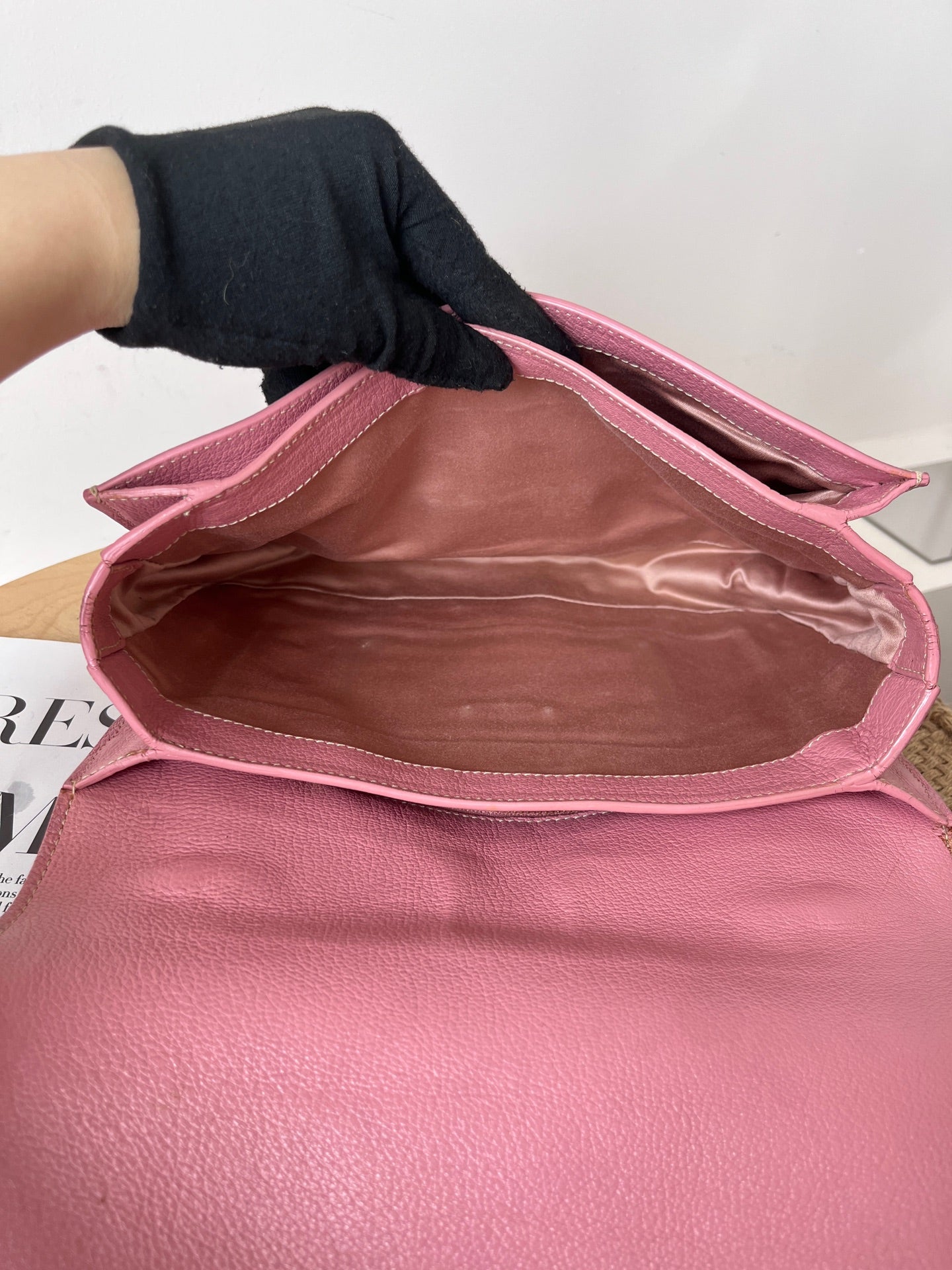Miu Miu Leather Pink Messenger Bag