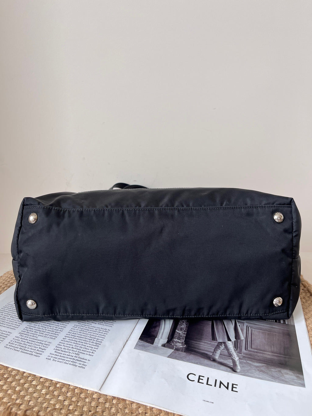 Prada Cordura Black Tote