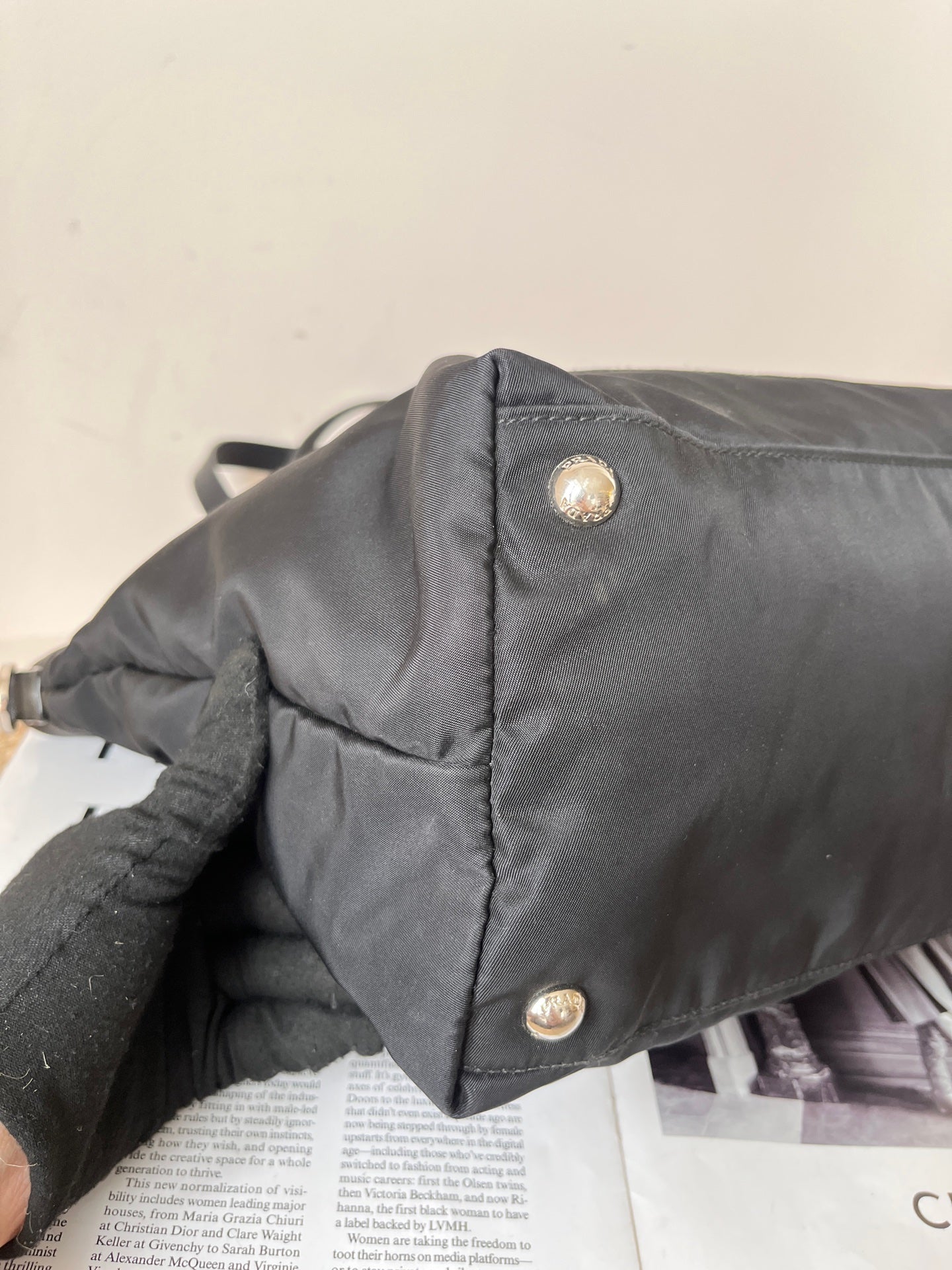 Prada Cordura Black Tote