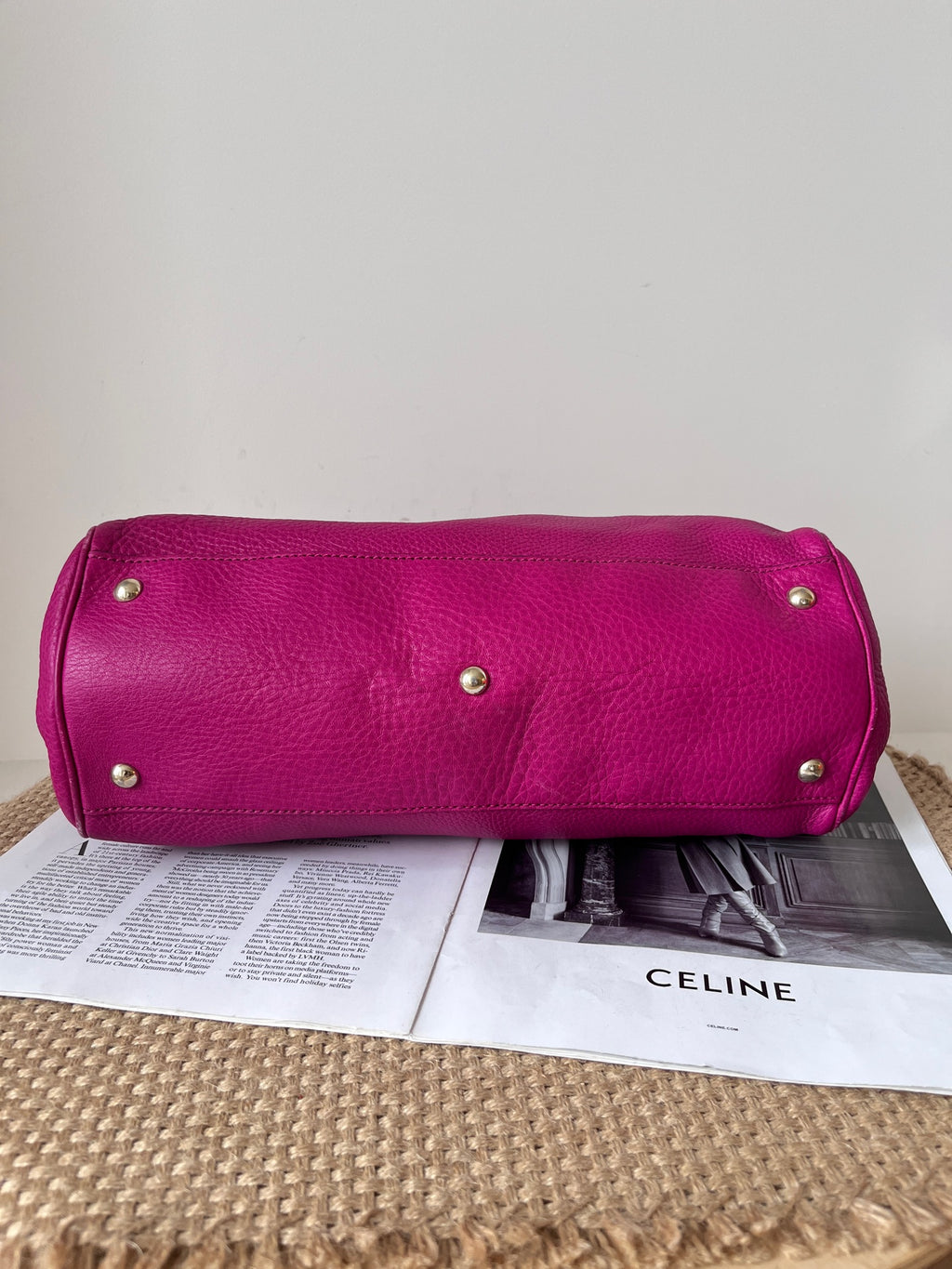 Gucci Leather Red Tote