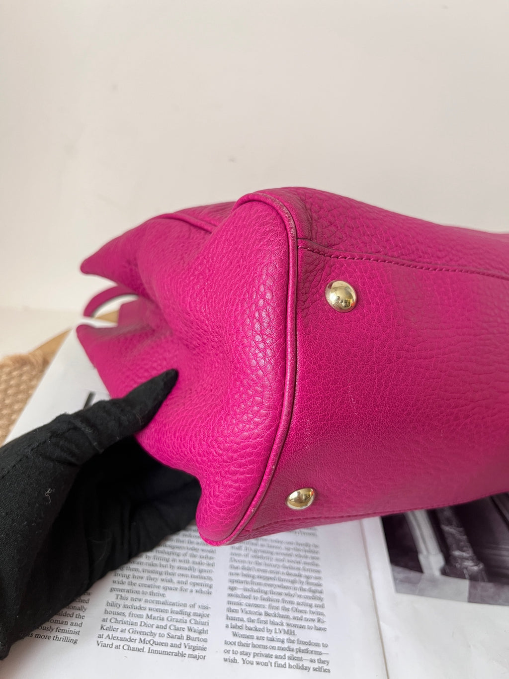 Gucci Leather Red Tote