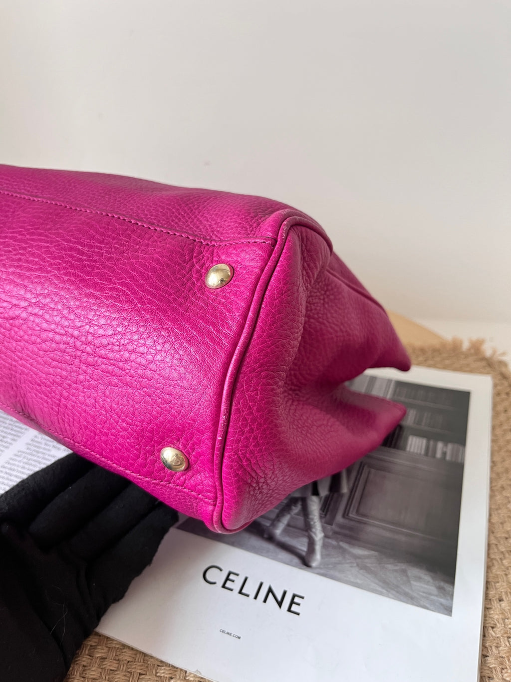 Gucci Leather Red Tote