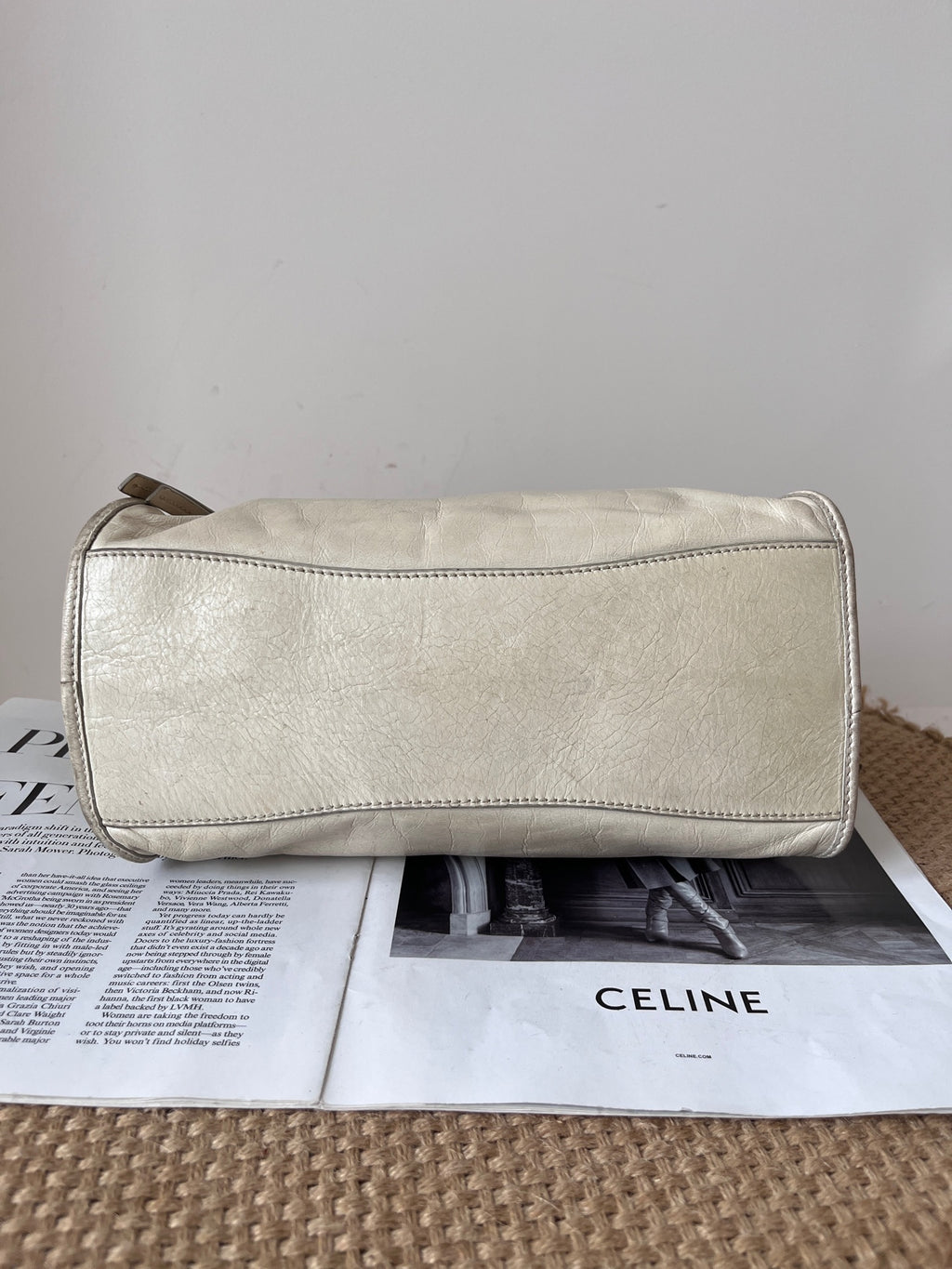 Miu Miu Leather Beige