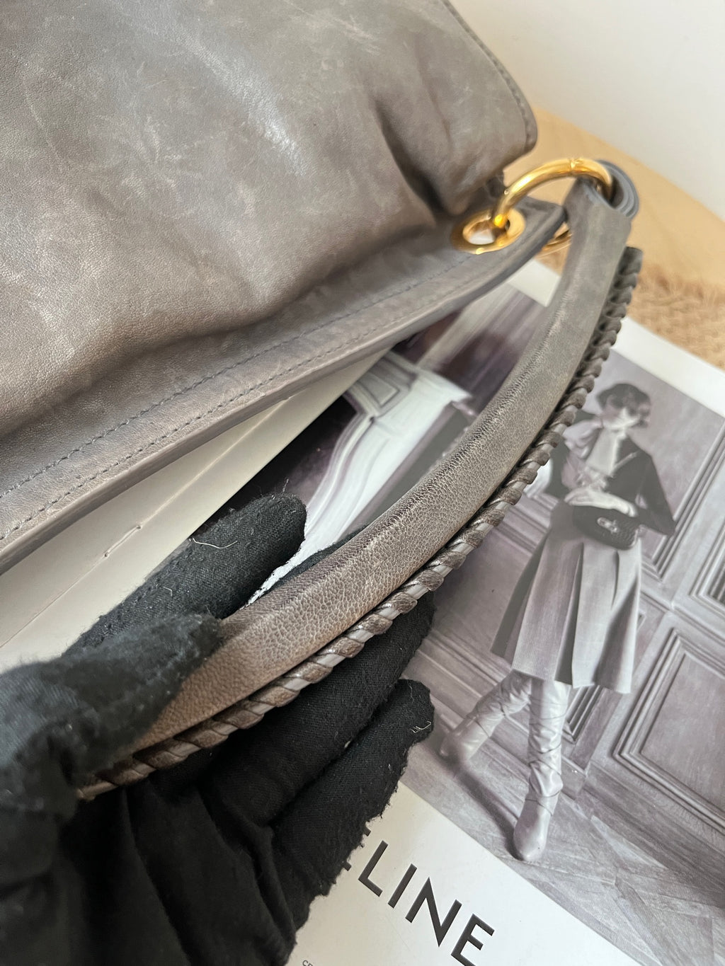 Miu Miu Leather Satchel