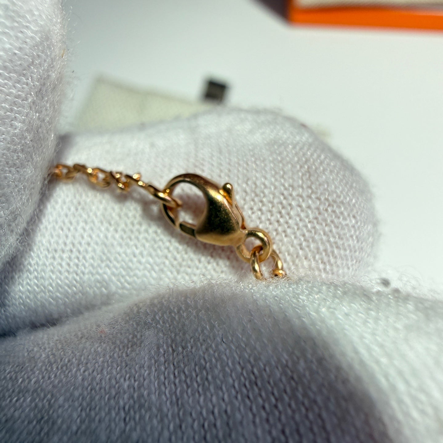 Hermes White Necklace