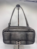 Balenciaga Alcantara Silver