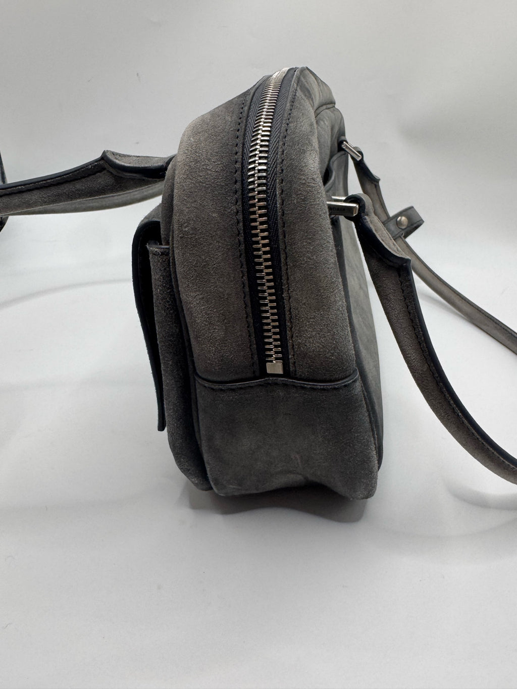 Balenciaga Alcantara Silver
