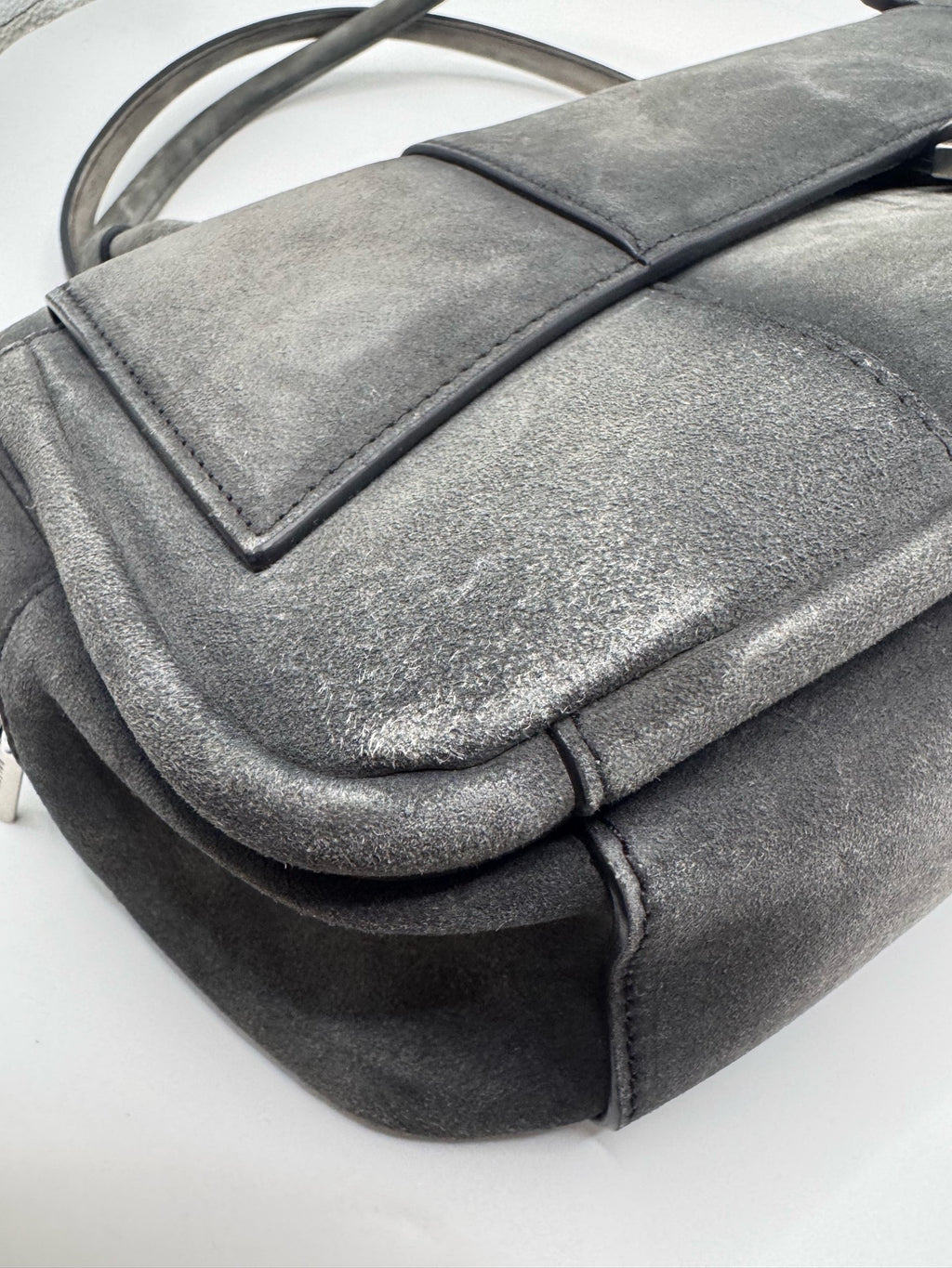 Balenciaga Alcantara Silver