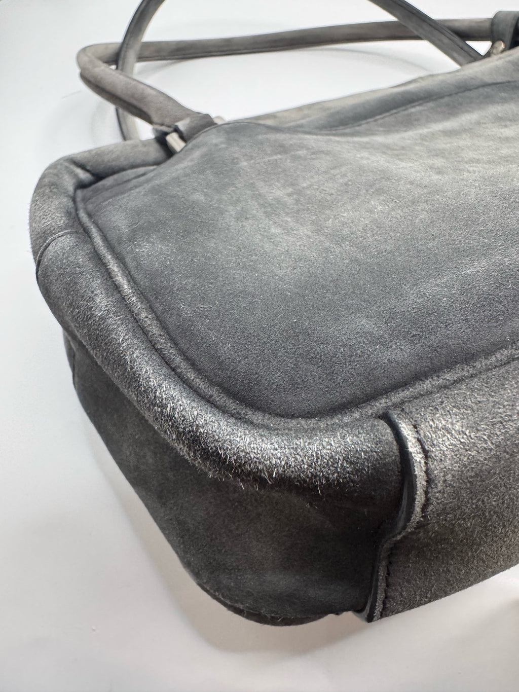 Balenciaga Alcantara Silver
