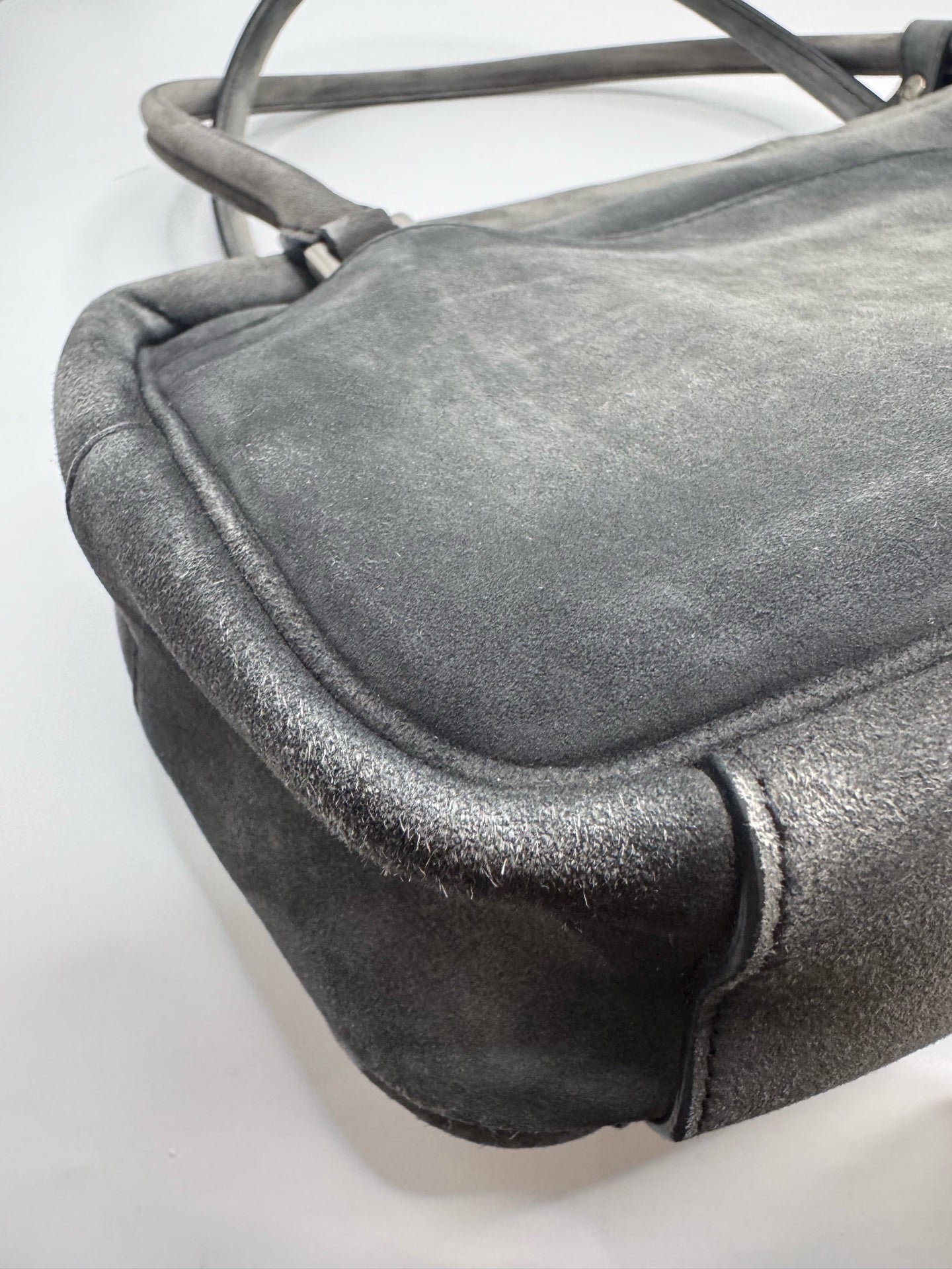 Balenciaga Alcantara Silver