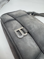 Balenciaga Alcantara Silver