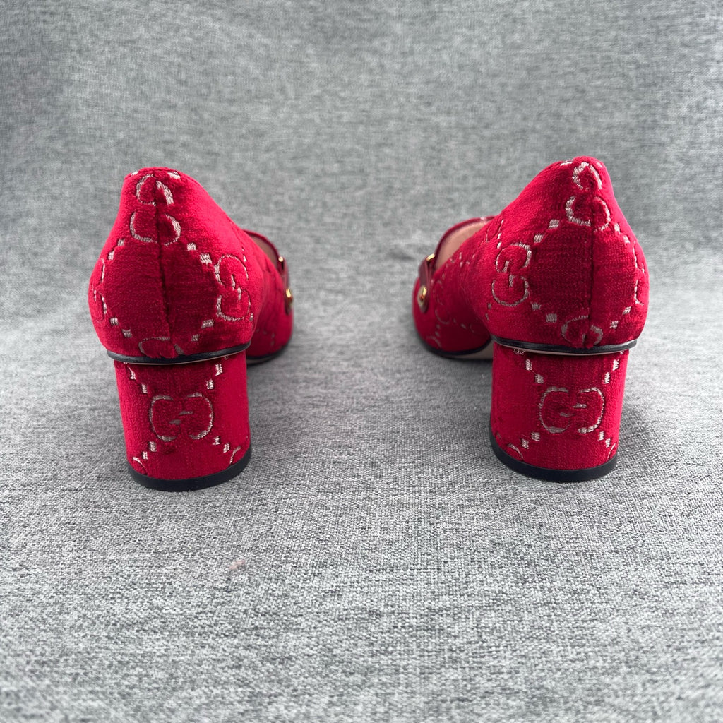 Gucci Velvet Loafers