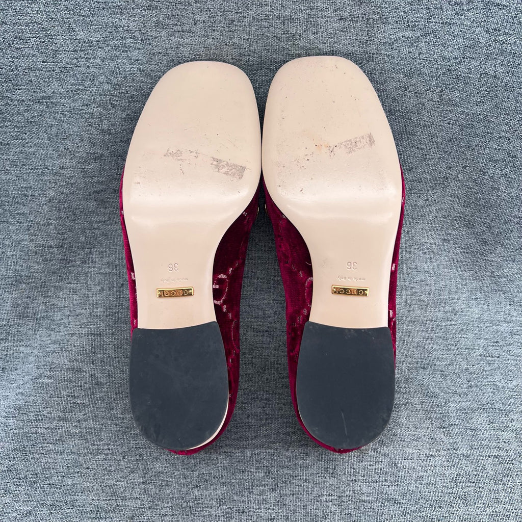 Gucci Velvet Loafers
