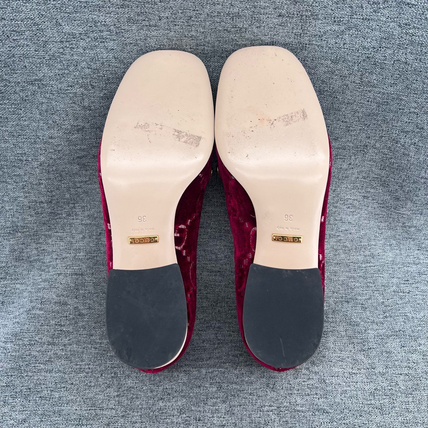Gucci Velvet Loafers