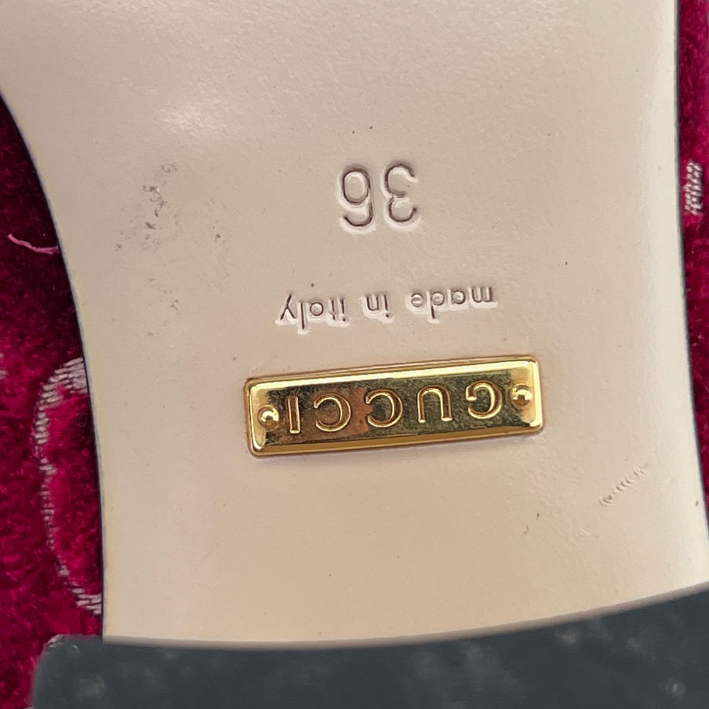 Gucci Velvet Loafers