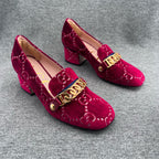 Gucci Velvet Loafers