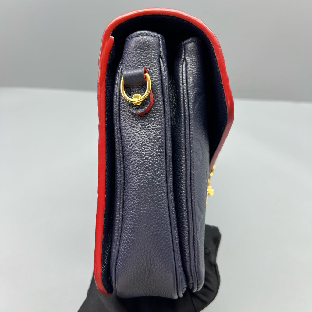 Louis Vuitton Blue Messenger Bag
