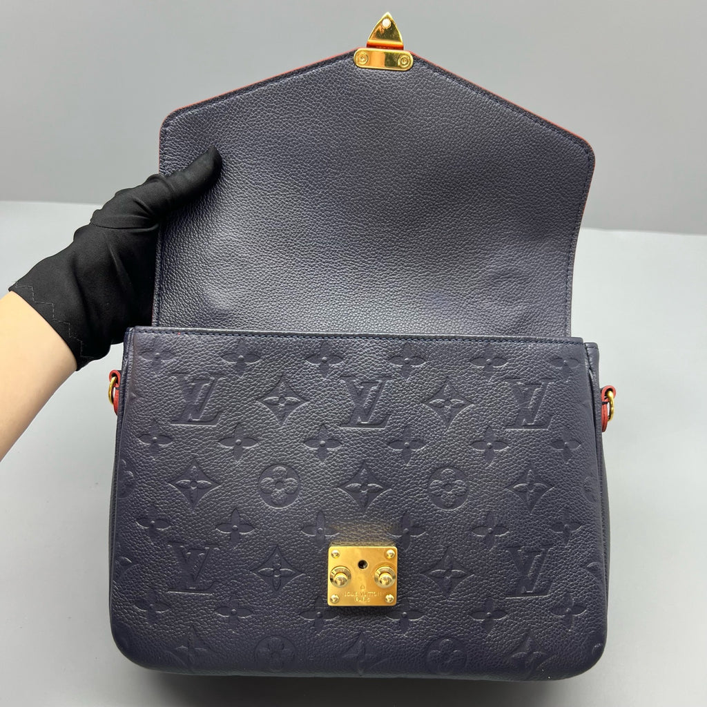 Louis Vuitton Blue Messenger Bag