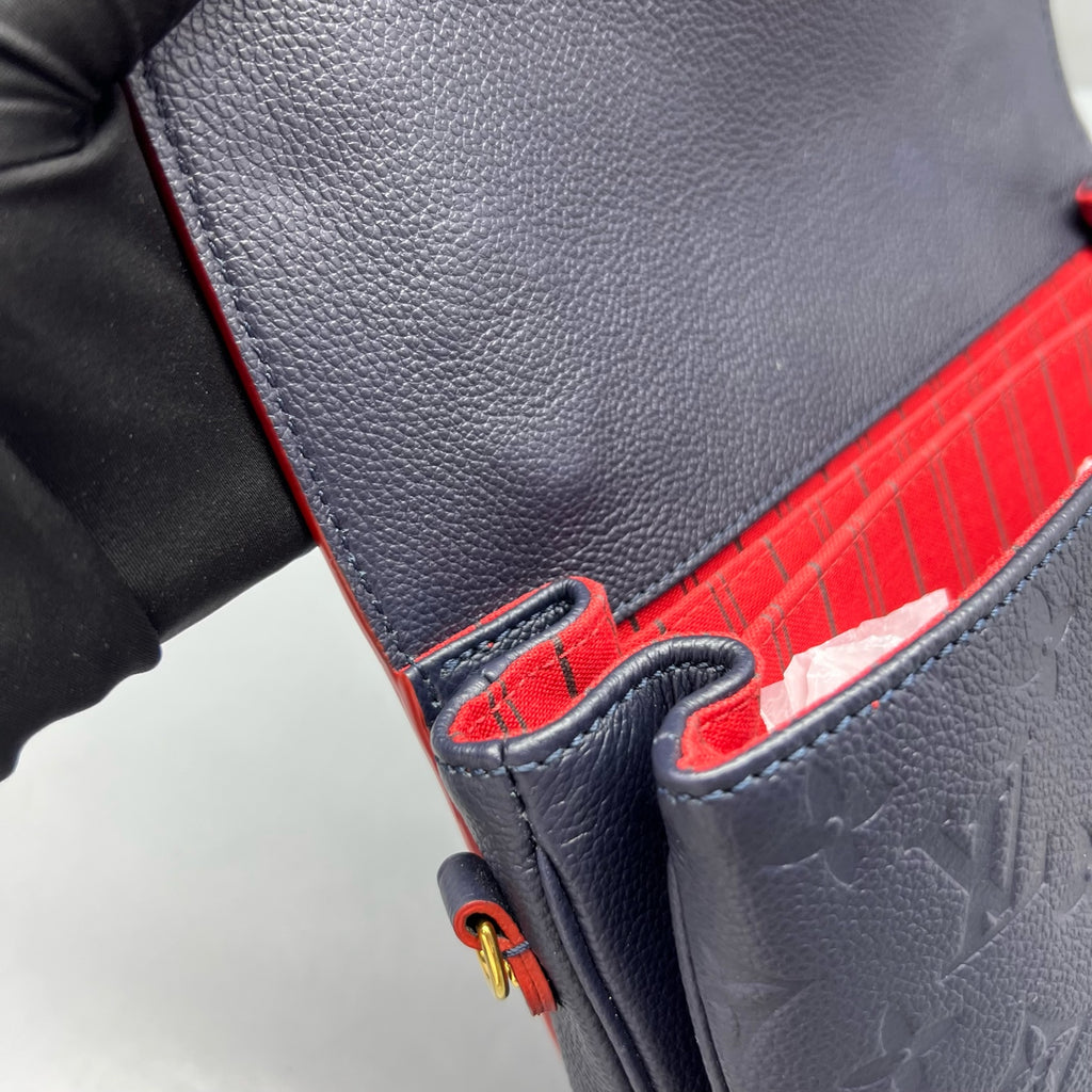 Louis Vuitton Blue Messenger Bag