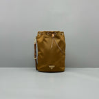 Prada Cordura Brown Clutch