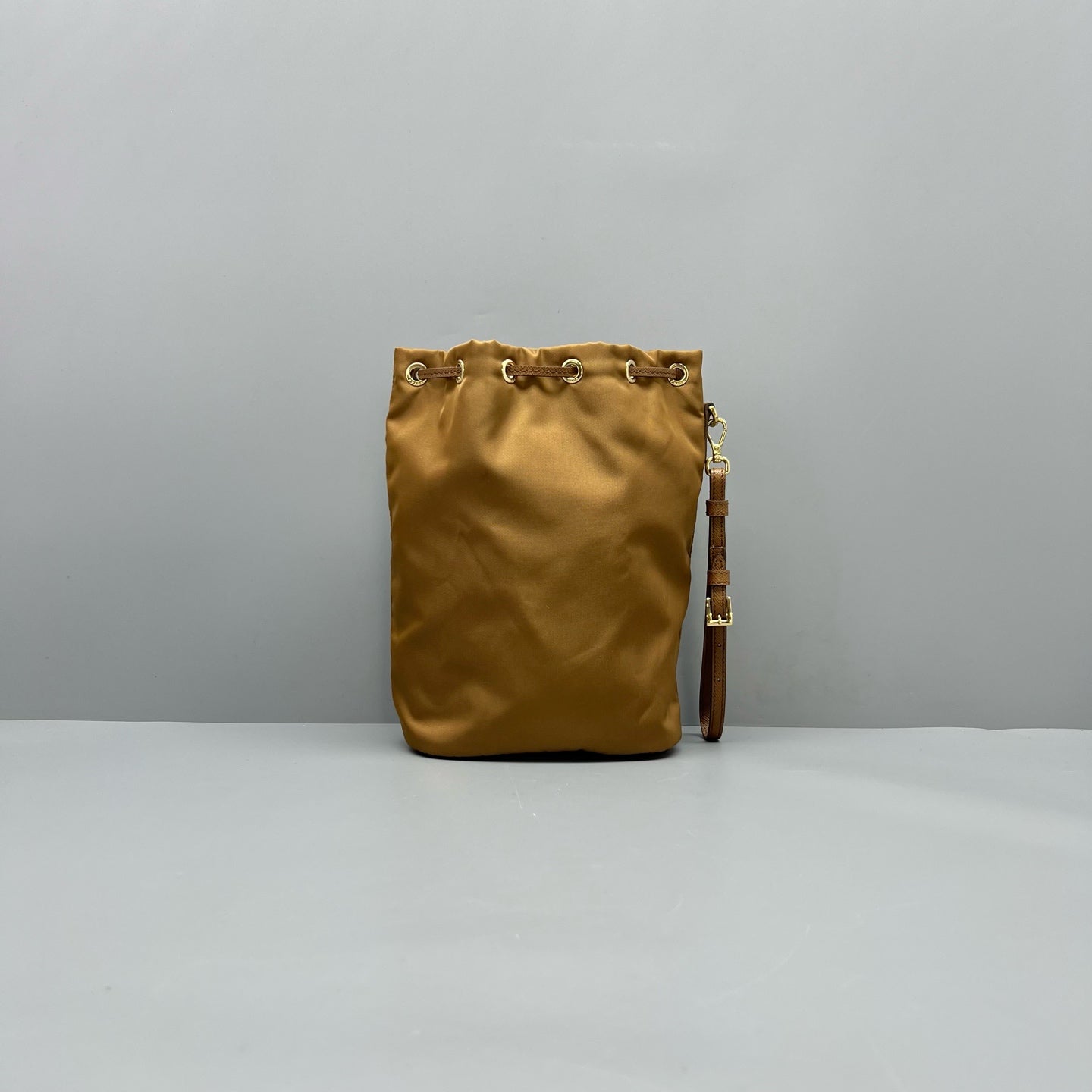 Prada Cordura Brown Clutch