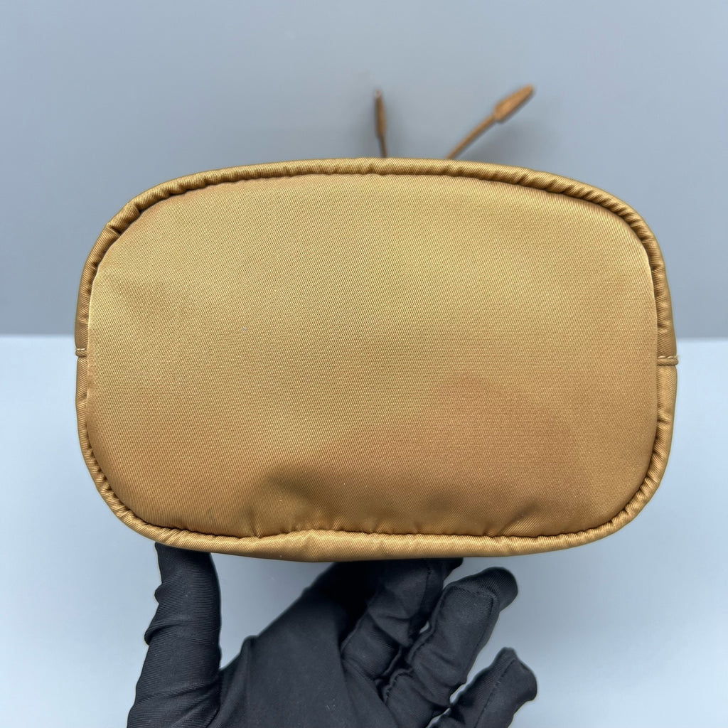 Prada Cordura Brown Clutch