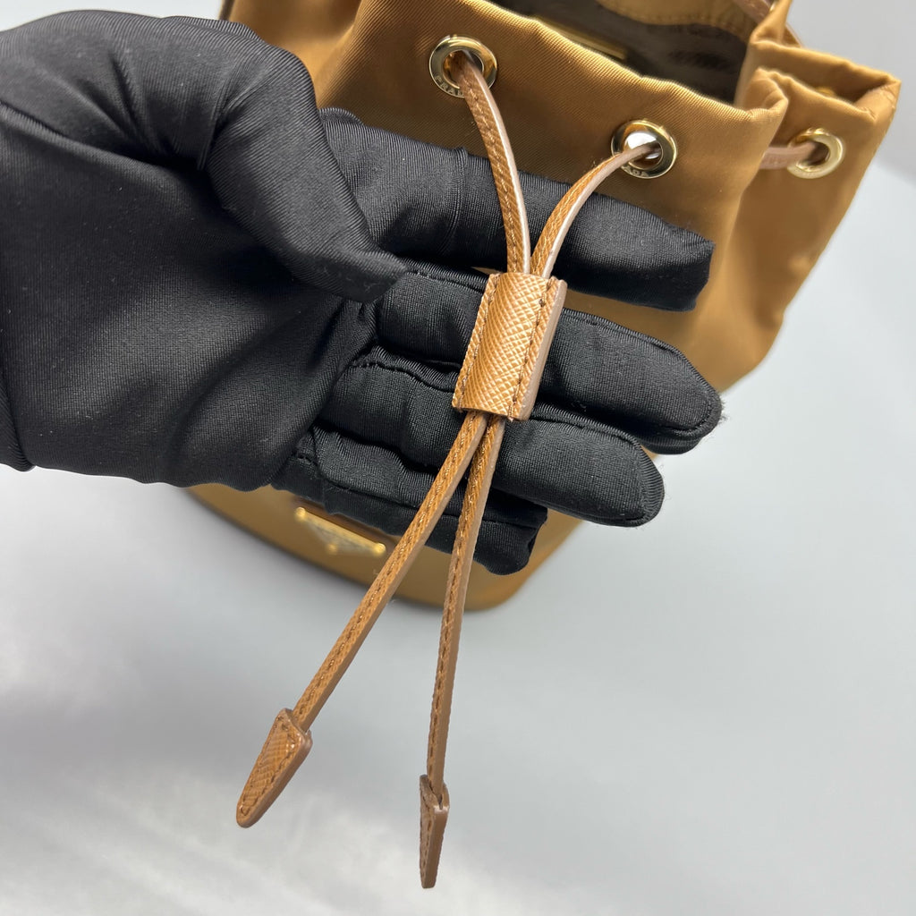 Prada Cordura Brown Clutch