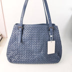 Bottega Veneta Blue Tote