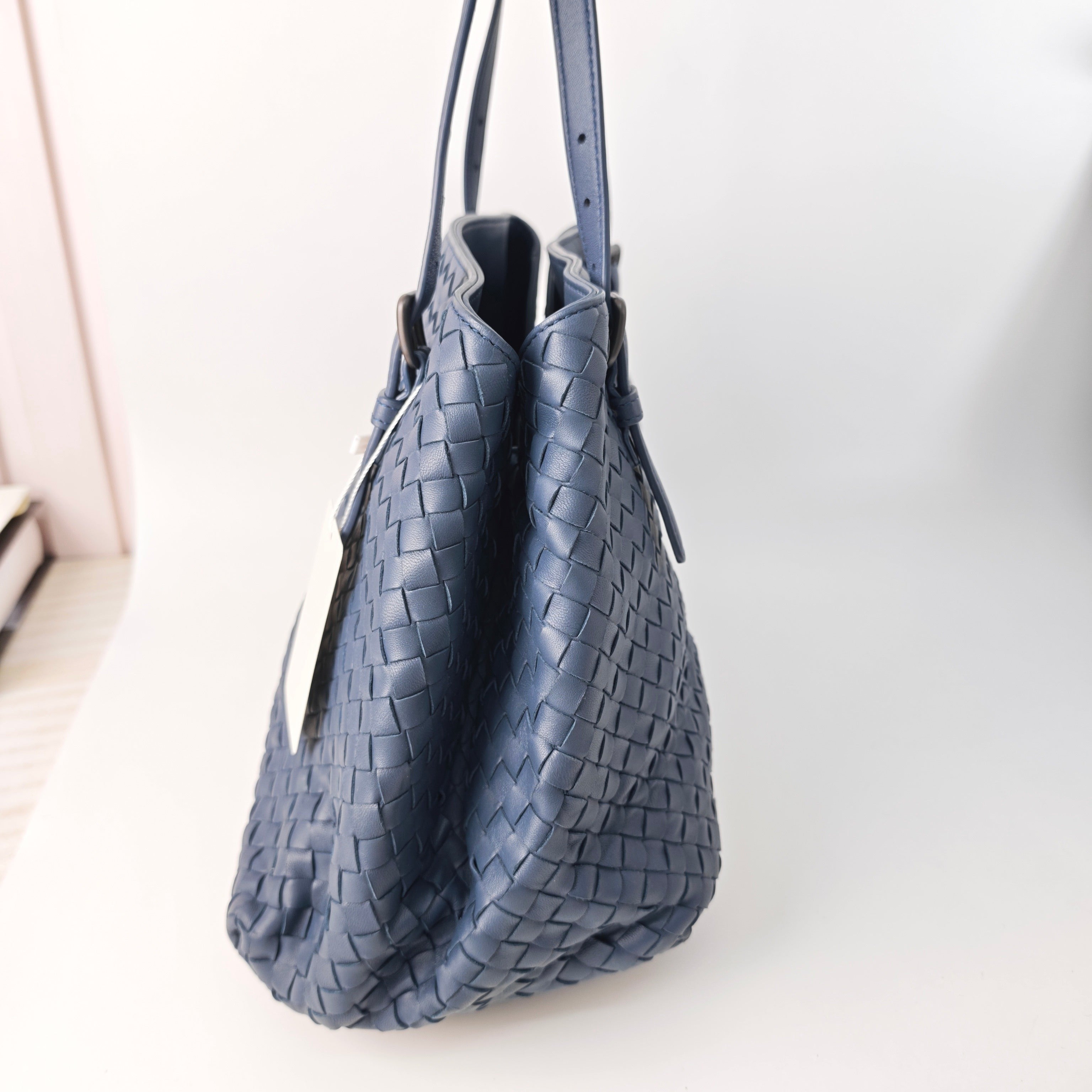 Bottega Veneta Blue Tote