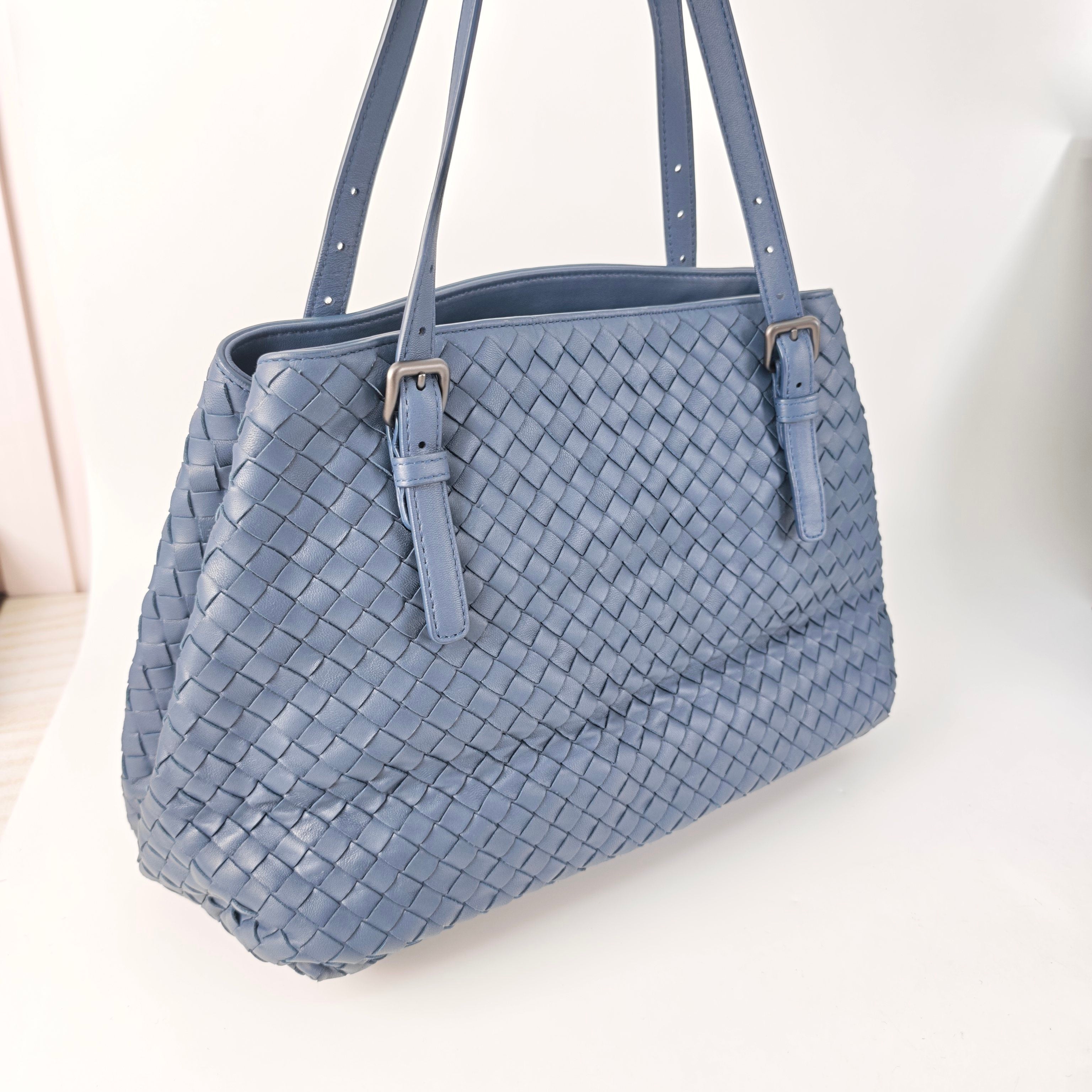 Bottega Veneta Blue Tote