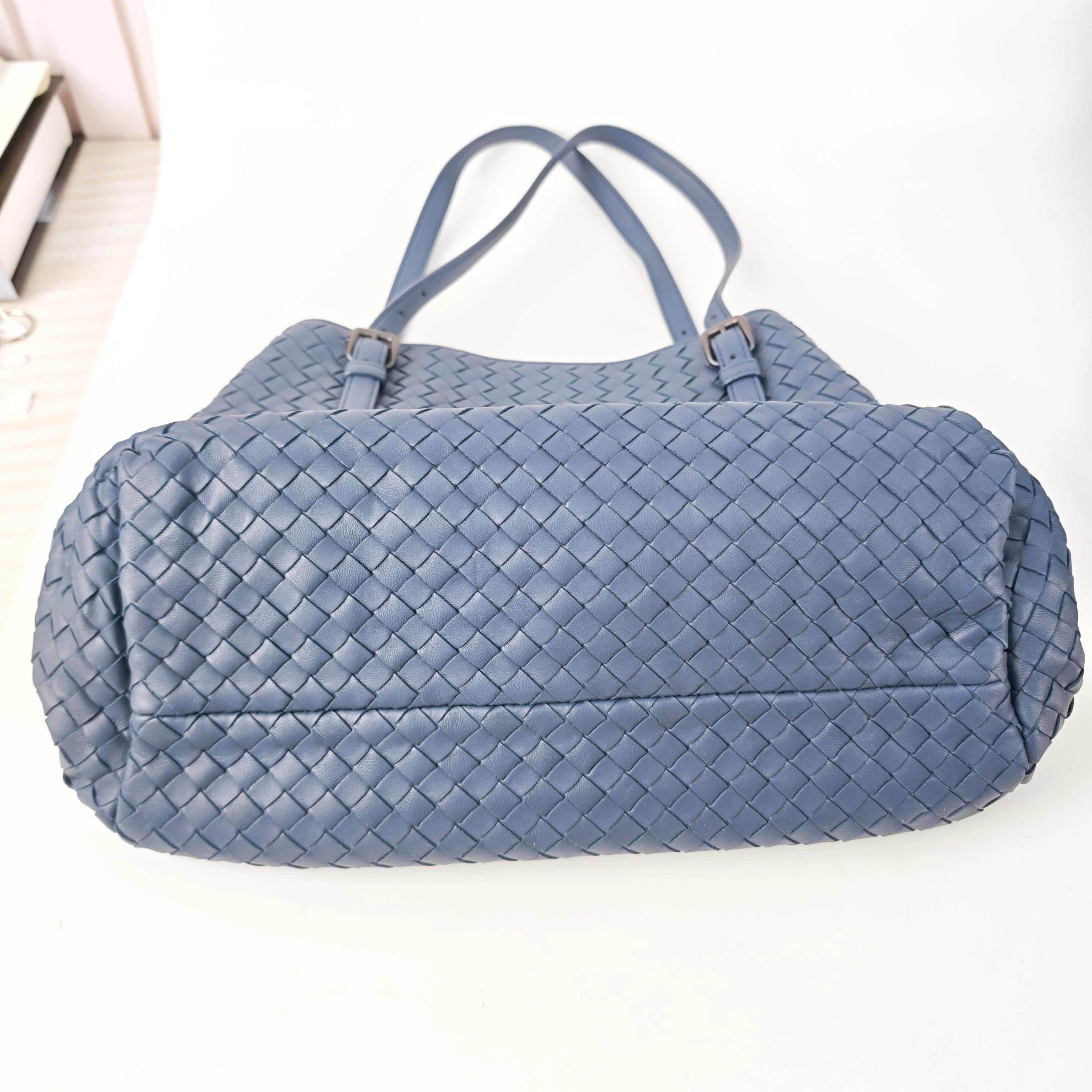 Bottega Veneta Blue Tote