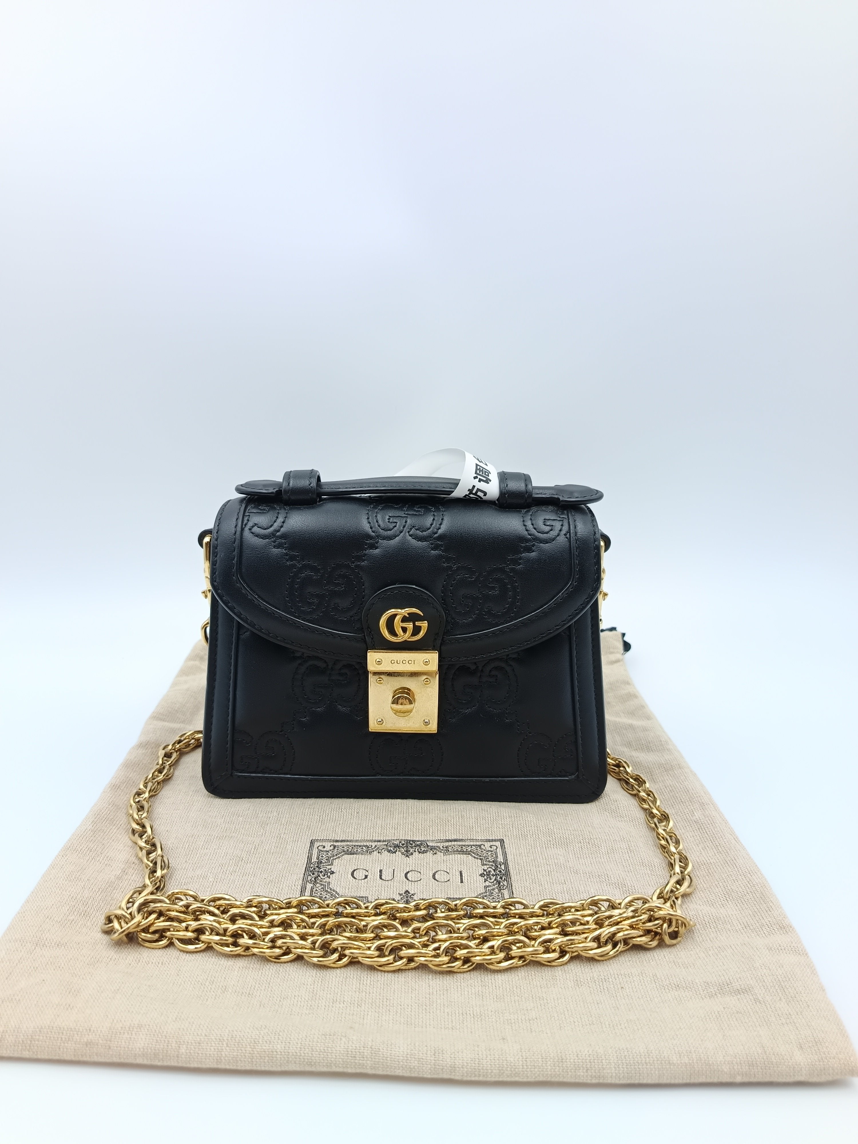 Gucci Metal Black Satchel