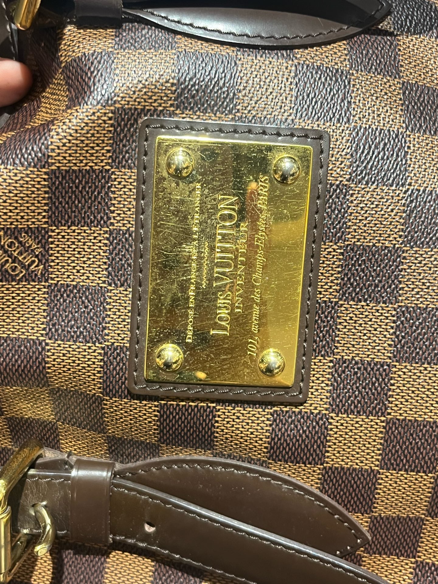 Louis Vuitton Brown Shoulder Bag