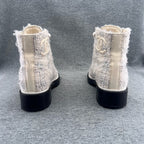 Chanel Tweed Ankle boots
