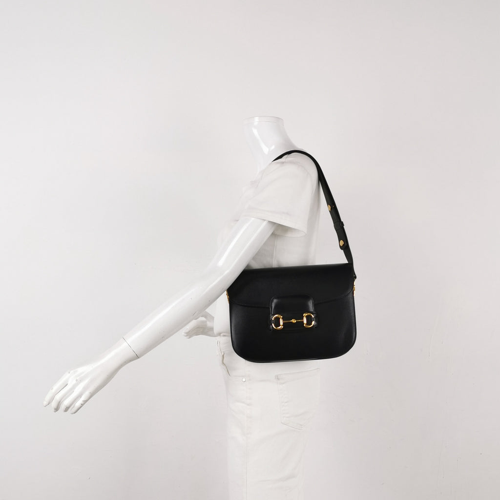 Gucci [New Arrival] Gucci Horsebit 1955 Mini Shoulder Bag Shoulder Bag 815205AAEFH1000