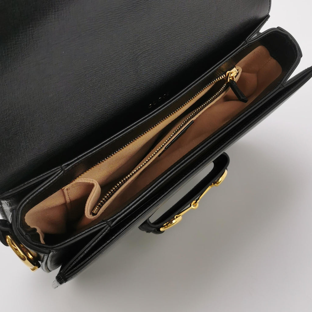 Gucci [New Arrival] Gucci Horsebit 1955 Mini Shoulder Bag Shoulder Bag 815205AAEFH1000