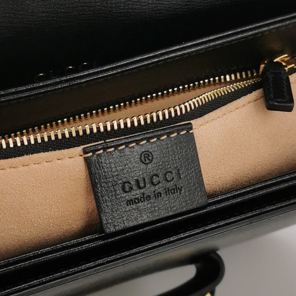 Gucci [New Arrival] Gucci Horsebit 1955 Mini Shoulder Bag Shoulder Bag 815205AAEFH1000