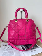 Dior Leather Pink Shoulder Bag