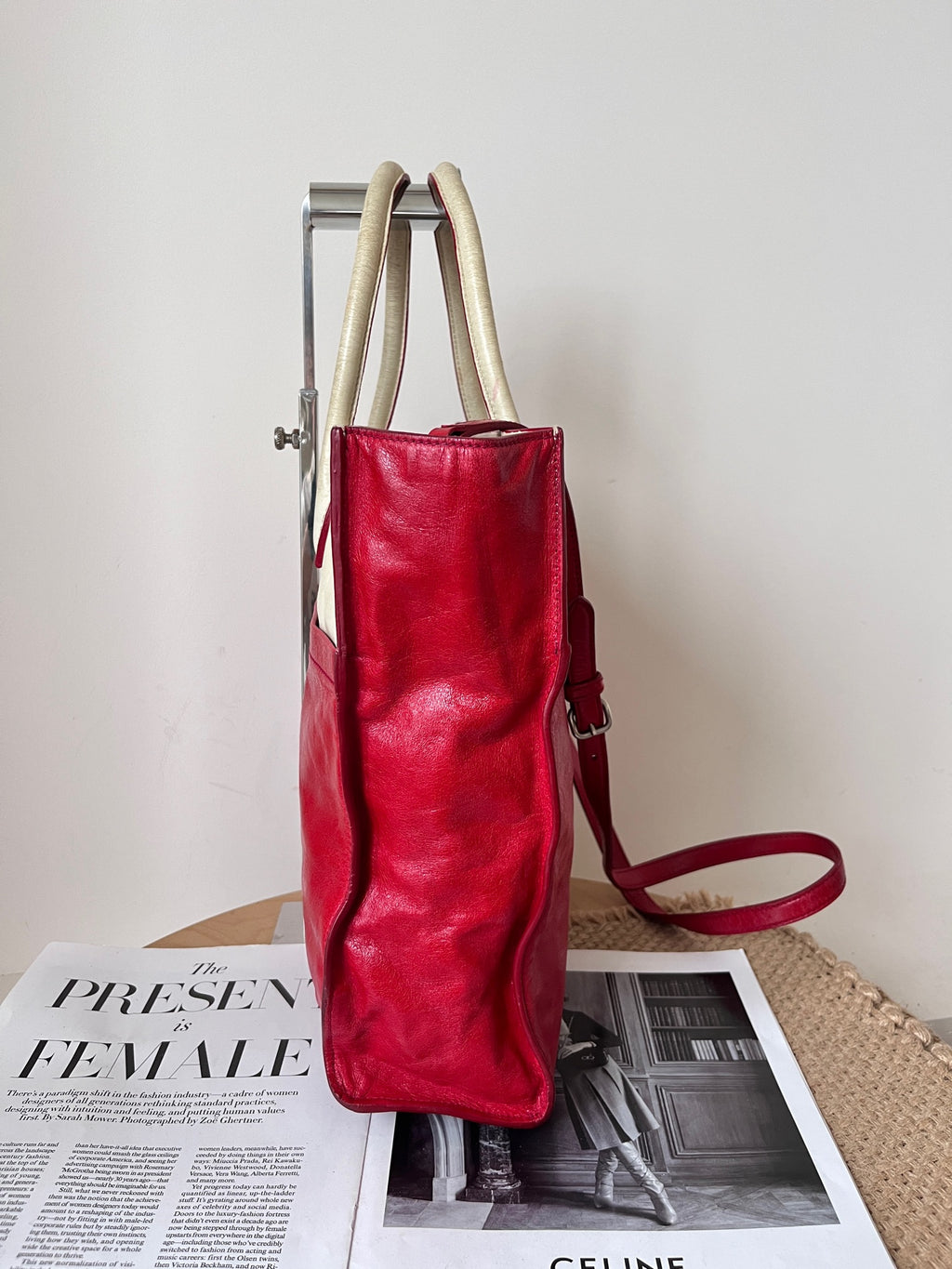 Miu Miu Leather Tote