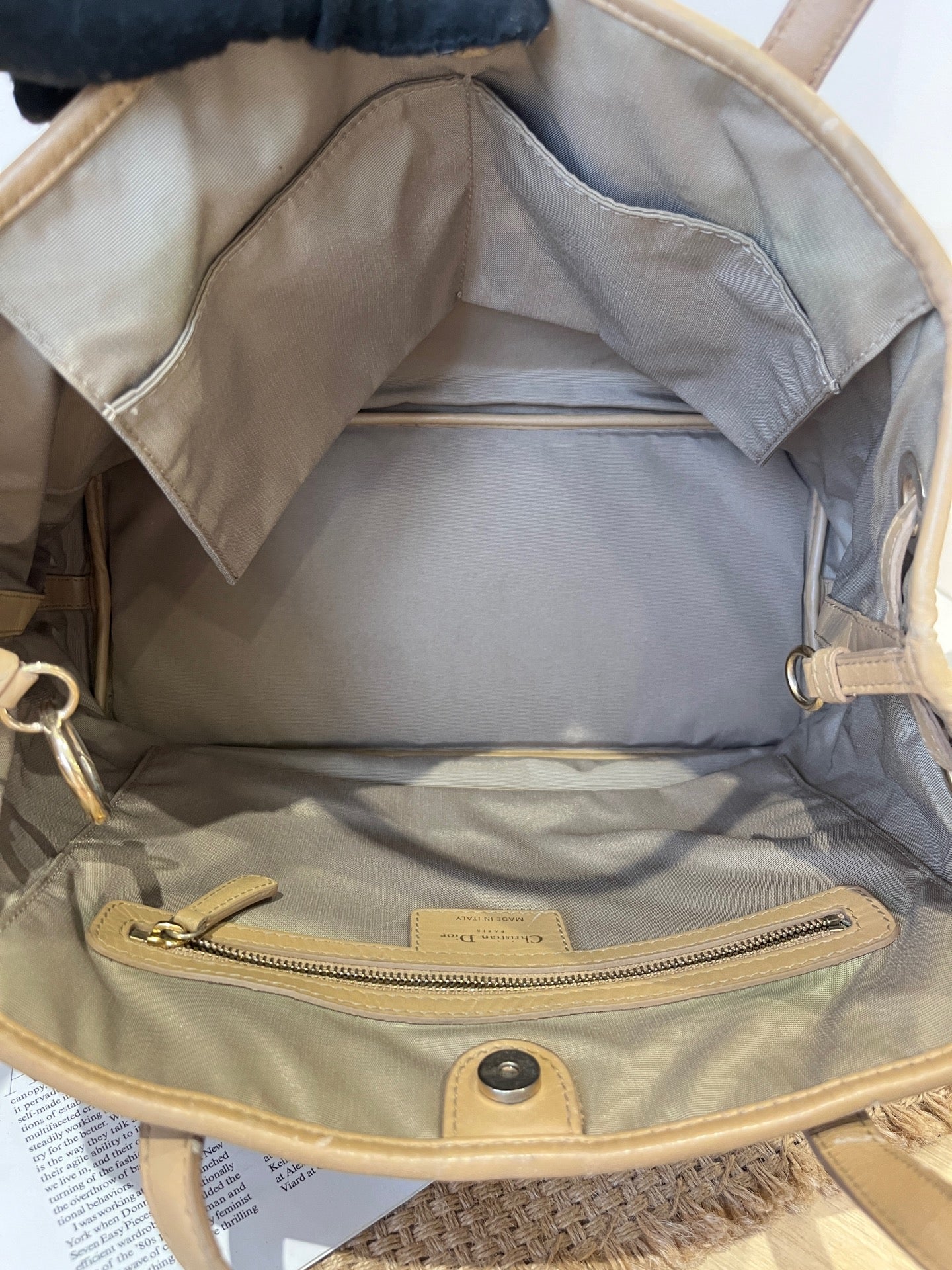 Dior Leather Tote