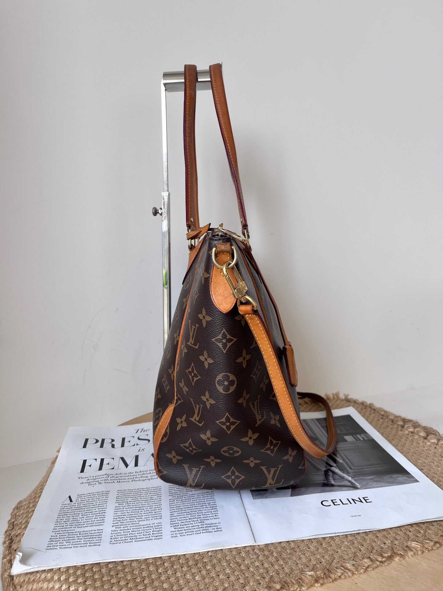 Louis Vuitton Leather Satchel