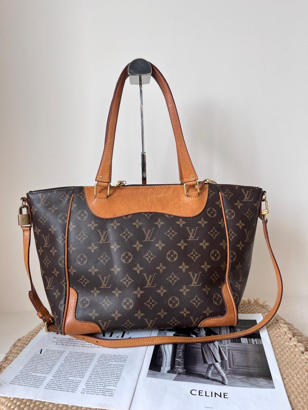 Louis Vuitton Leather Satchel