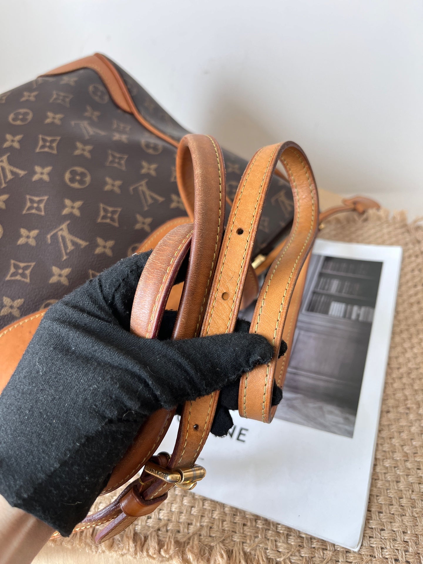 Louis Vuitton Leather Satchel