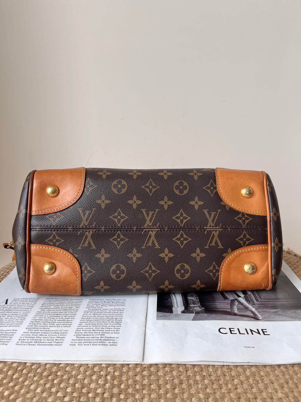 Louis Vuitton Leather Satchel