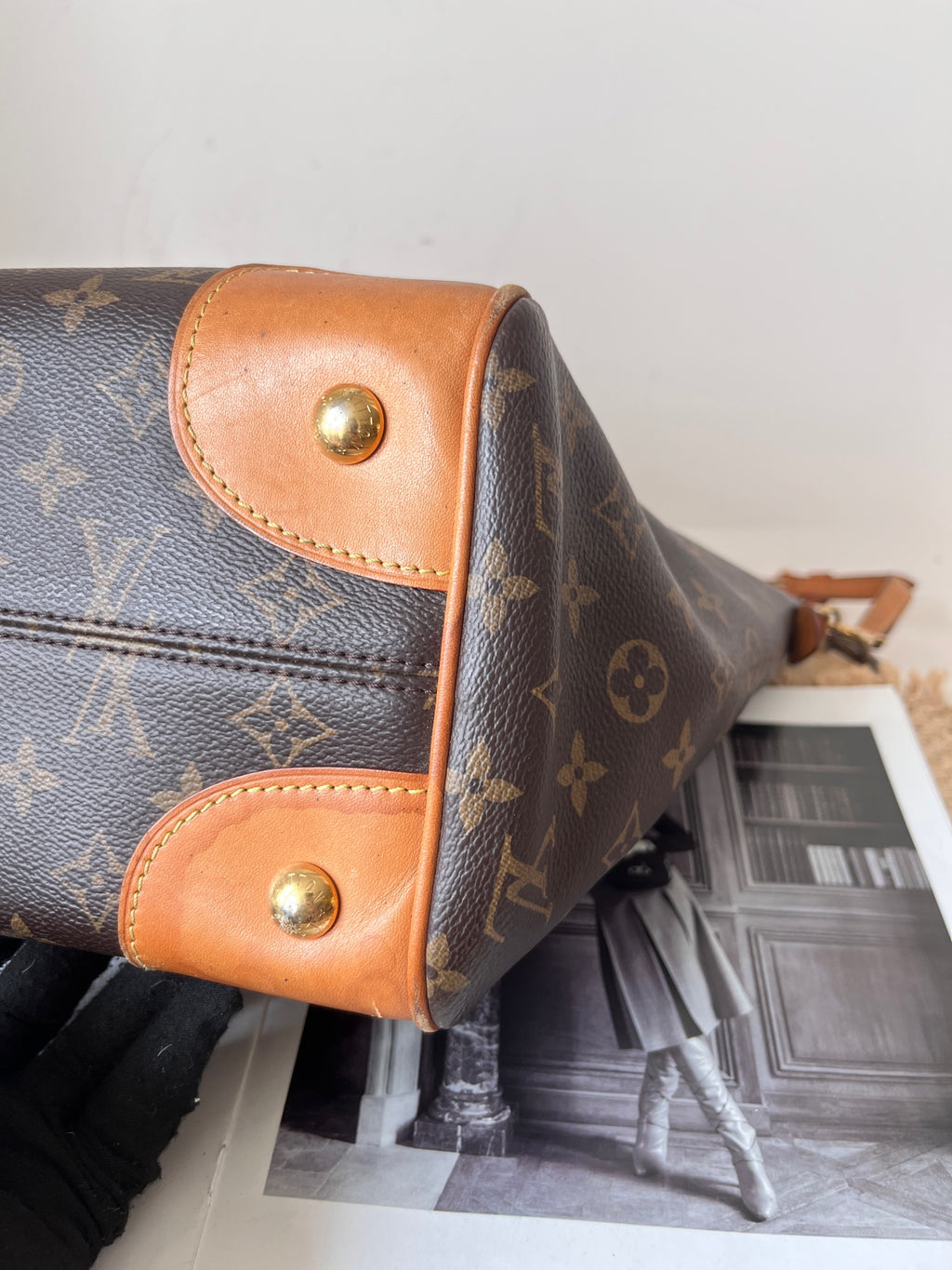 Louis Vuitton Leather Satchel