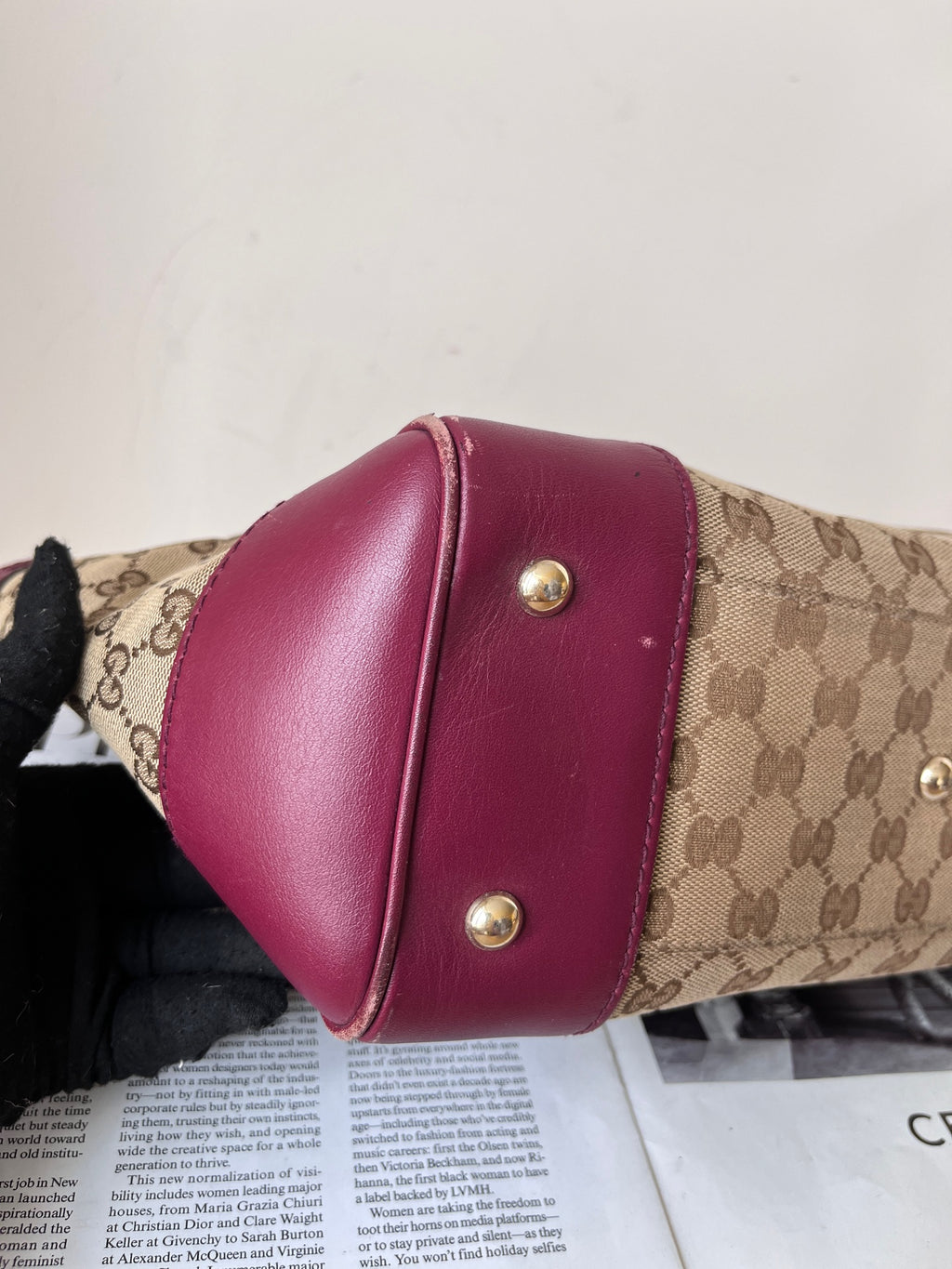 Gucci Leather Satchel