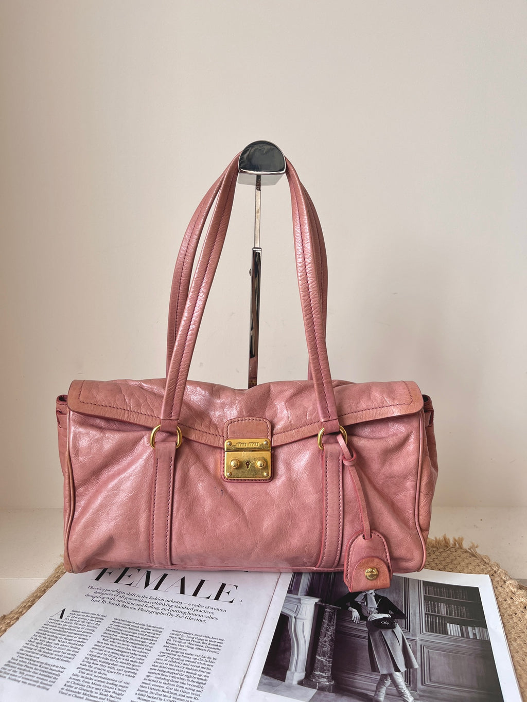 Miu Miu Leather Pink