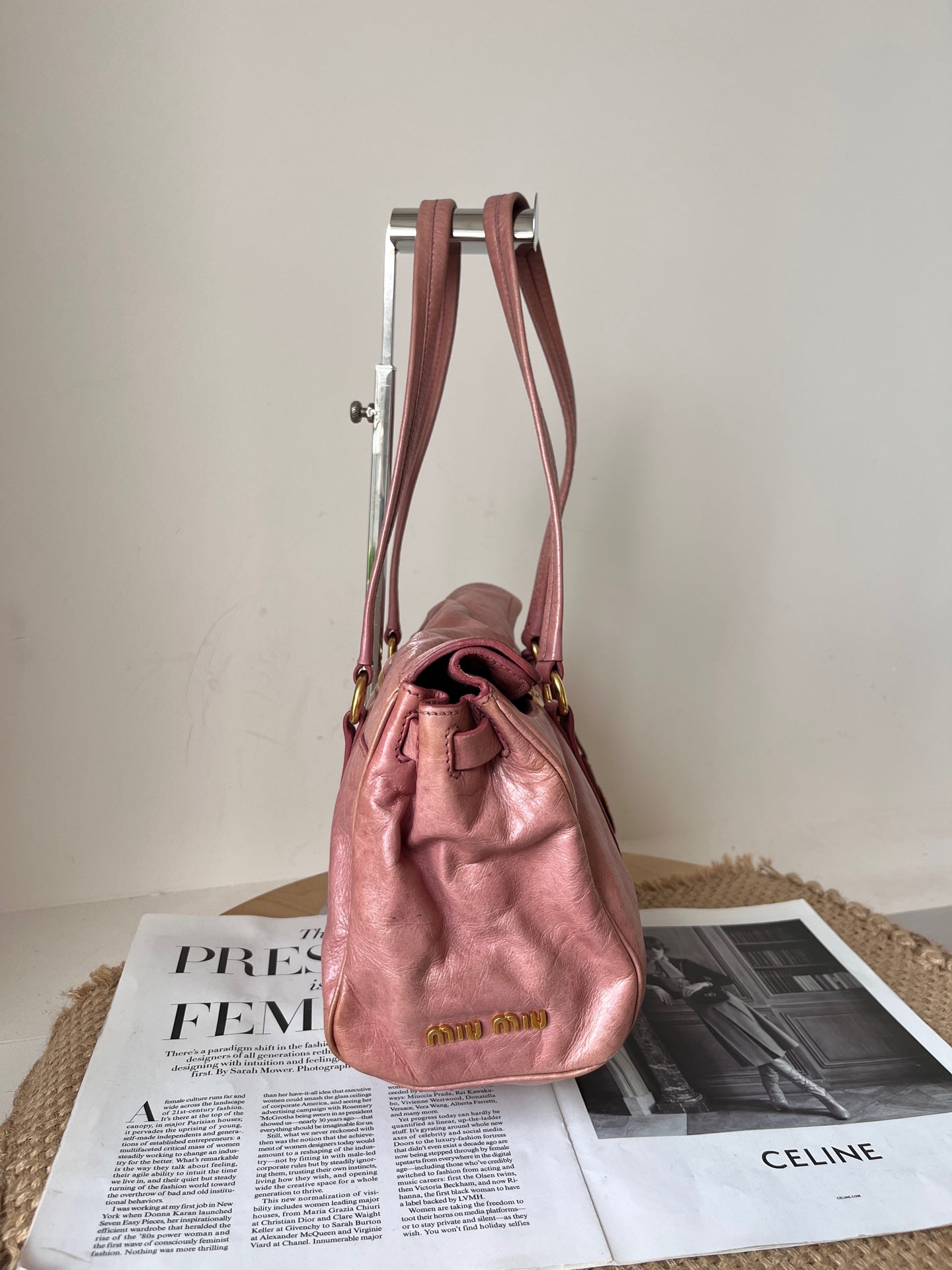 Miu Miu Leather Pink